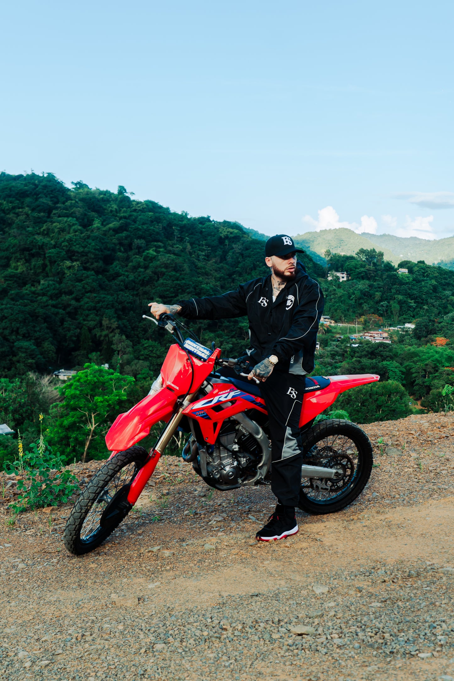 Exclusive Techwear Set Black 'Reflective'