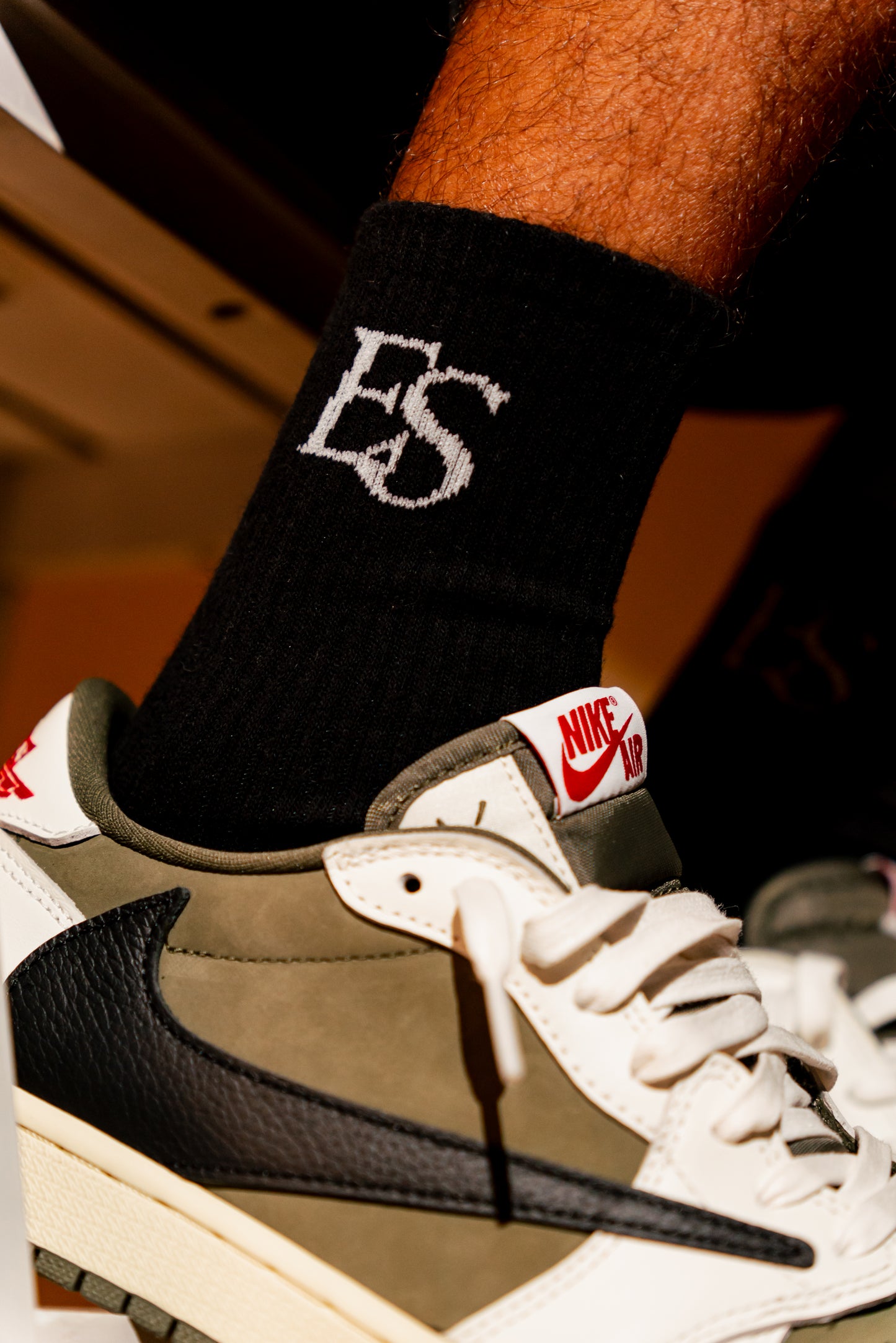 ES Sock 2 Pack White & Black