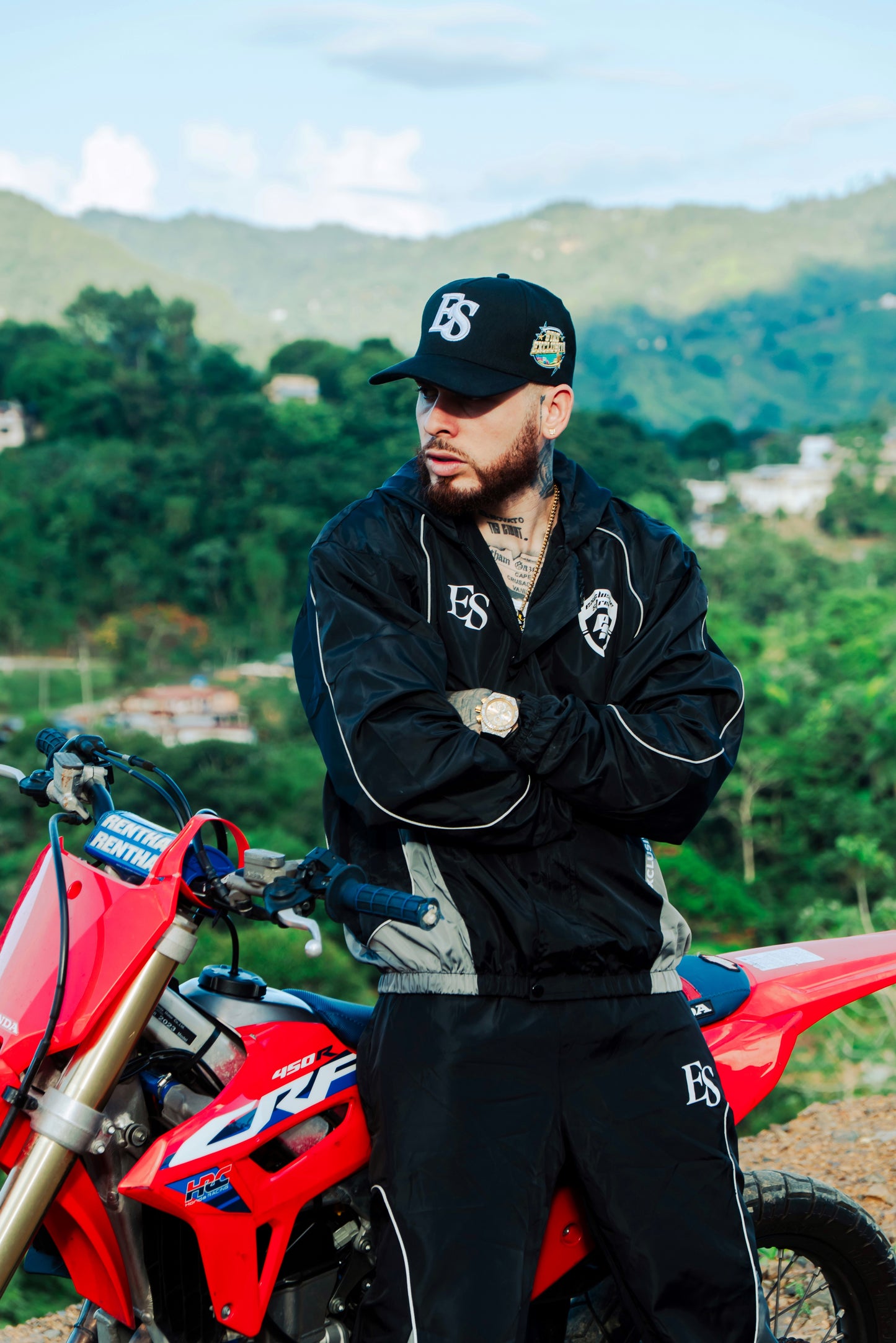 Exclusive Techwear Set Black 'Reflective'