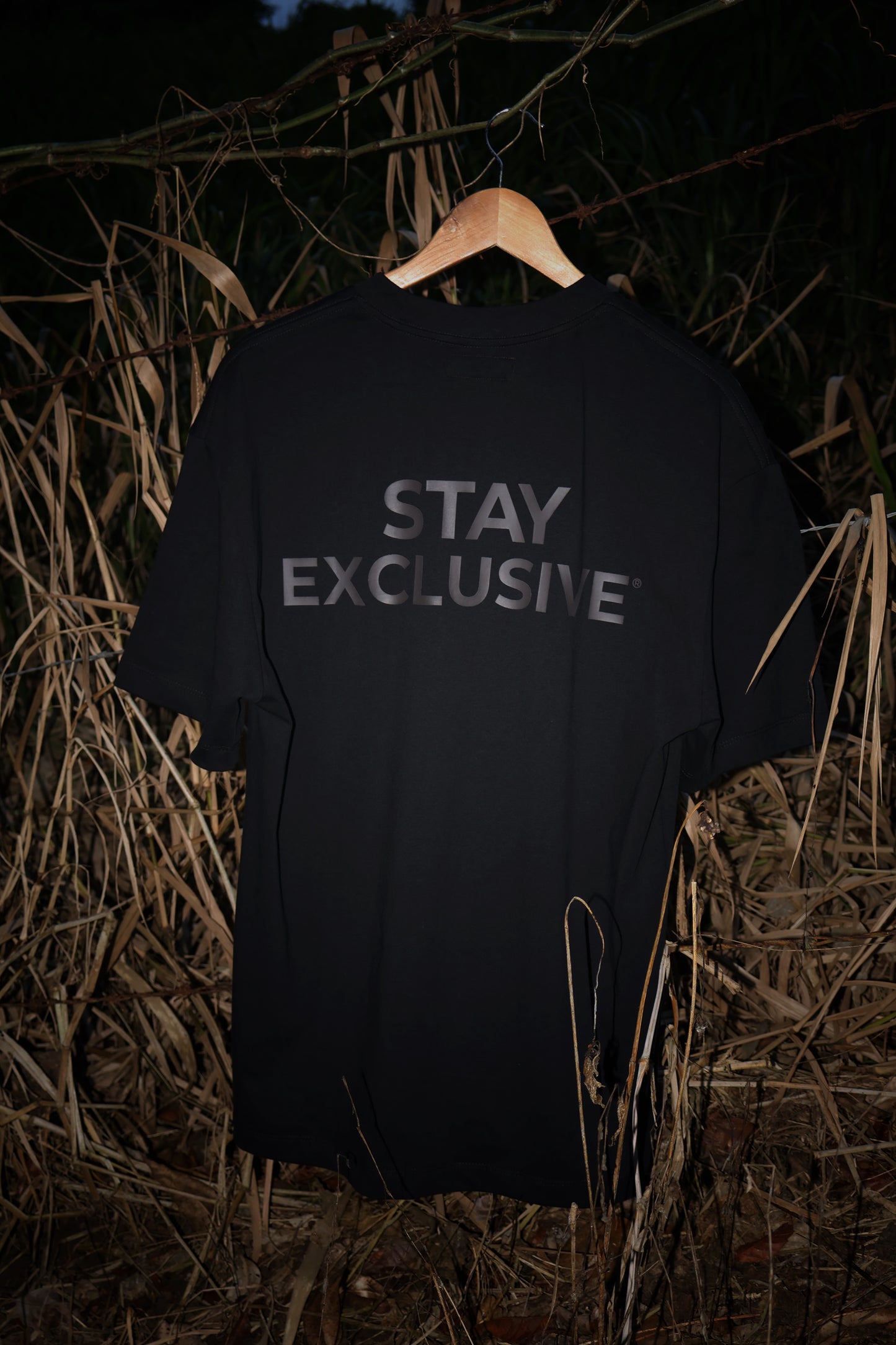 STAY EXCLUSIVE TEE - MATTE BLACK