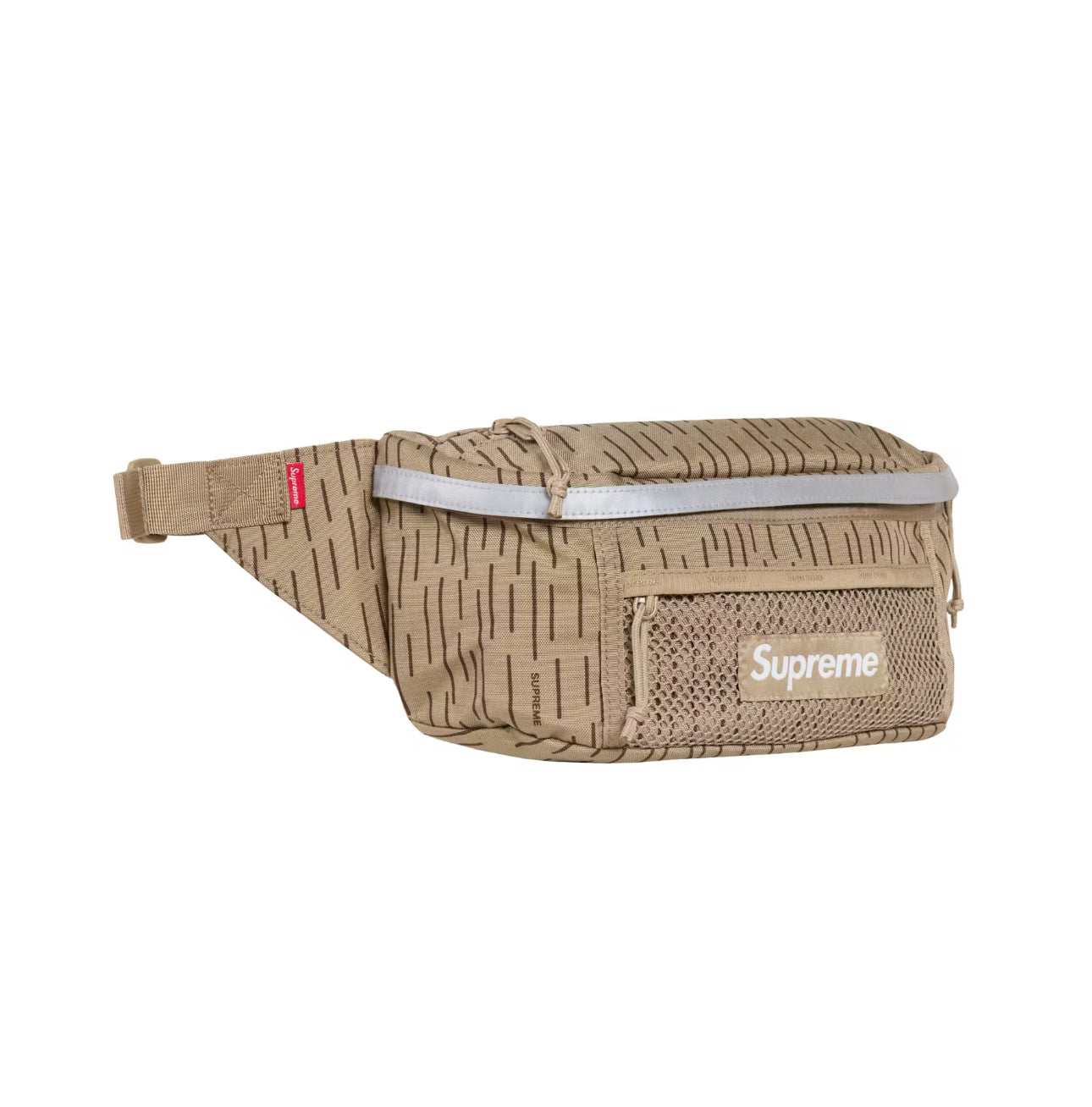 Supreme Waist Bag "Tan Raindrop"