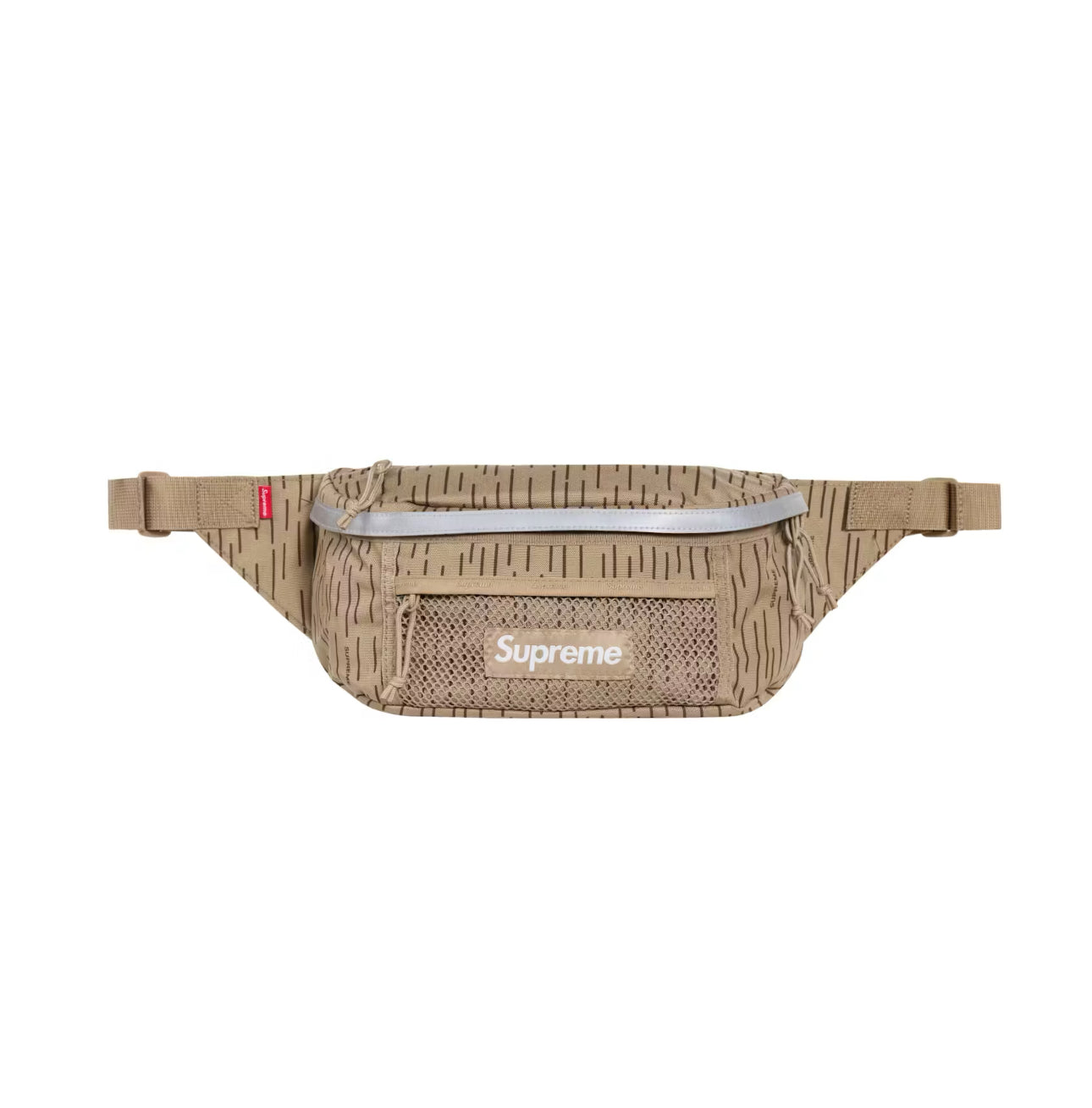 Supreme Waist Bag "Tan Raindrop"