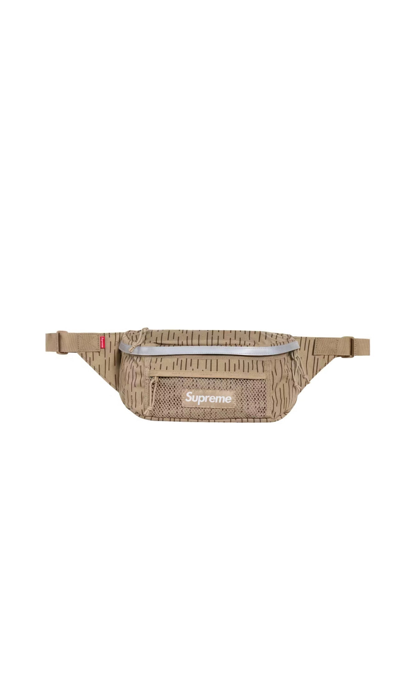 Supreme Waist Bag "Tan Raindrop"